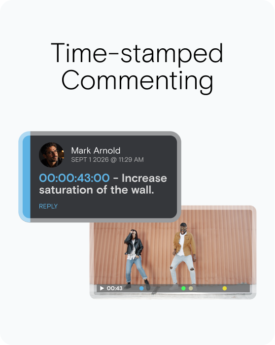 Time-stamped Commenting