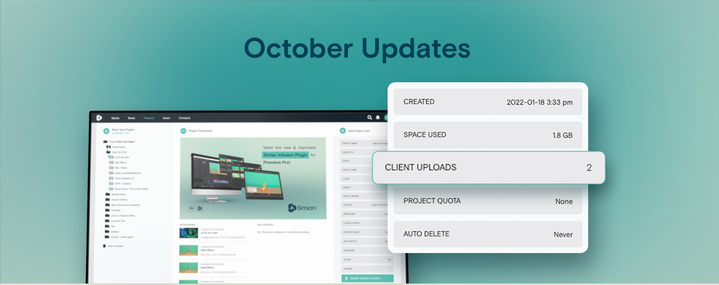 October 2022 Updates